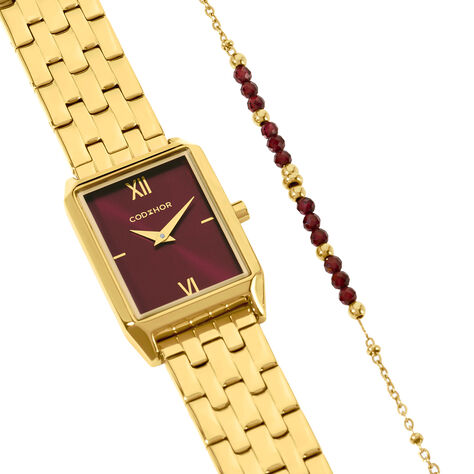 Coffret De Montre Codhor Arianne Bordeaux - Montres &eacute;tanches Femme | Marc Orian