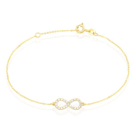 Bracelet Klothilda Or Jaune Oxyde De Zirconium - Bracelets chaînes Femme | Marc Orian