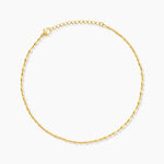 Cha&icirc;ne De Cheville Dorys Acier Jaune - Chaines de cheville Femme | Marc Orian