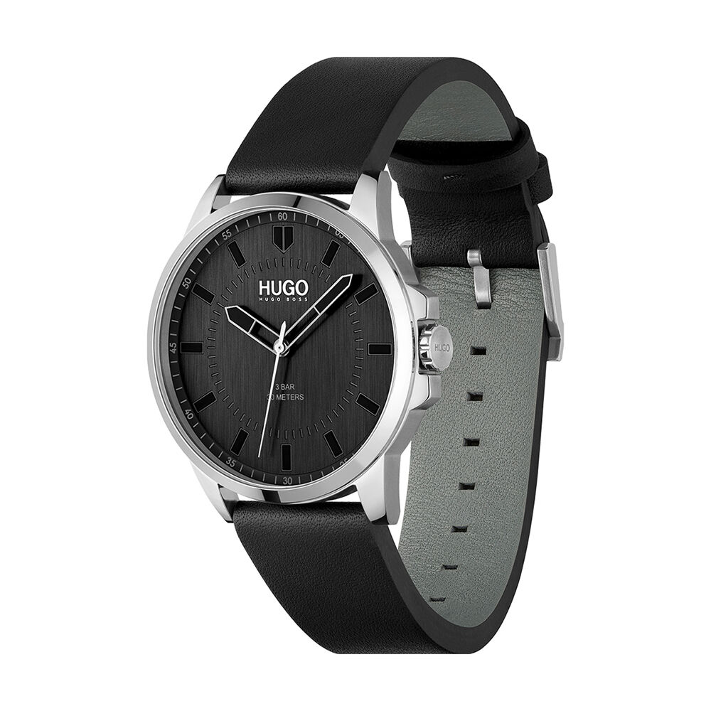 Montre Hugo First Noir - Montres classiques Homme | Marc Orian
