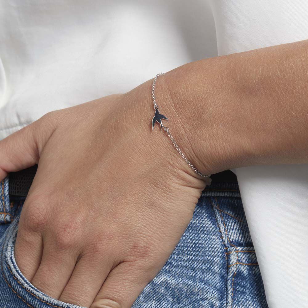 Bracelet Voline Argent Blanc - Bracelets chaînes Femme | Marc Orian