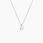 Collier Aphrodite Or Blanc Diamant Synthetique - Colliers avec pierres Femme | Marc Orian