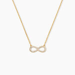 Collier Klothilda Argent Dor&eacute; A L'Or 750/1000 Oxyde De Zirconium - Colliers avec pierres Femme | Marc Orian
