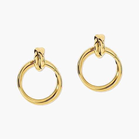 Boucles D'oreilles Pendantes Allobrox Acier Dore - Pendantes Femme | Marc Orian