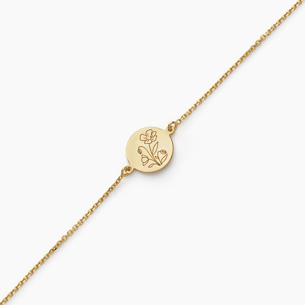 Bracelet Celestyna Or Jaune - Bracelets Medailles Femme | Marc Orian