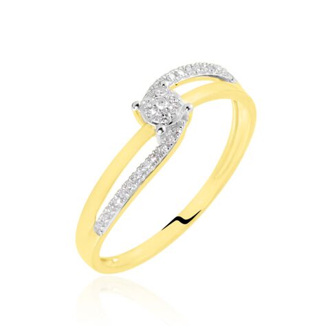 Bague Sillona Or Jaune Diamant - Bagues pierres précieuses Femme | Marc Orian