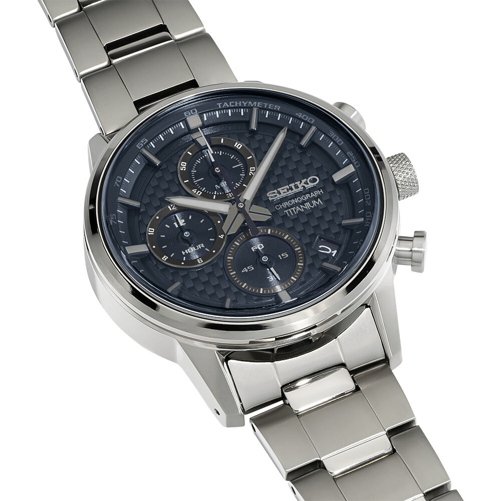 Montre Seiko Sport Titane Noir - Montres &eacute;tanches Homme | Marc Orian