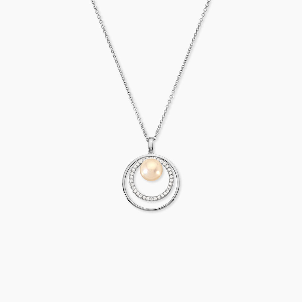 Collier Oksana Argent Blanc Perle De Culture - Colliers avec pierres Femme | Marc Orian