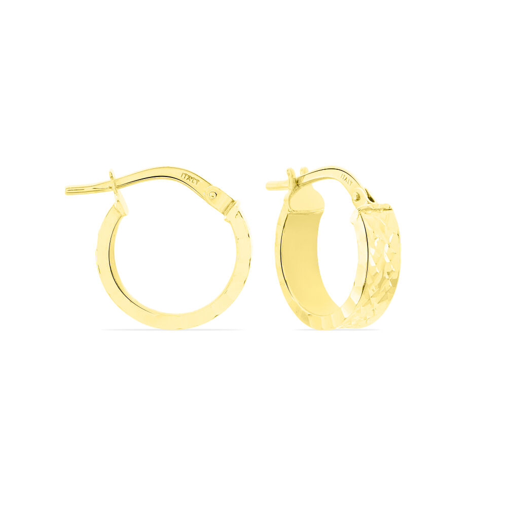 Cr&eacute;oles Gabriela Or Jaune - Cr&eacute;oles Femme | Marc Orian