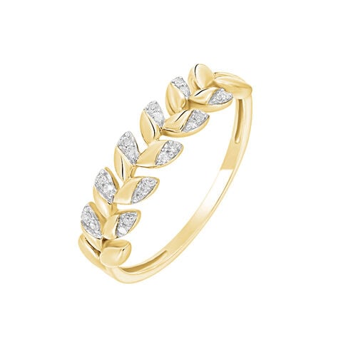 Bague Berinice Or Jaune Diamant - Parures de mariage Femme | Marc Orian