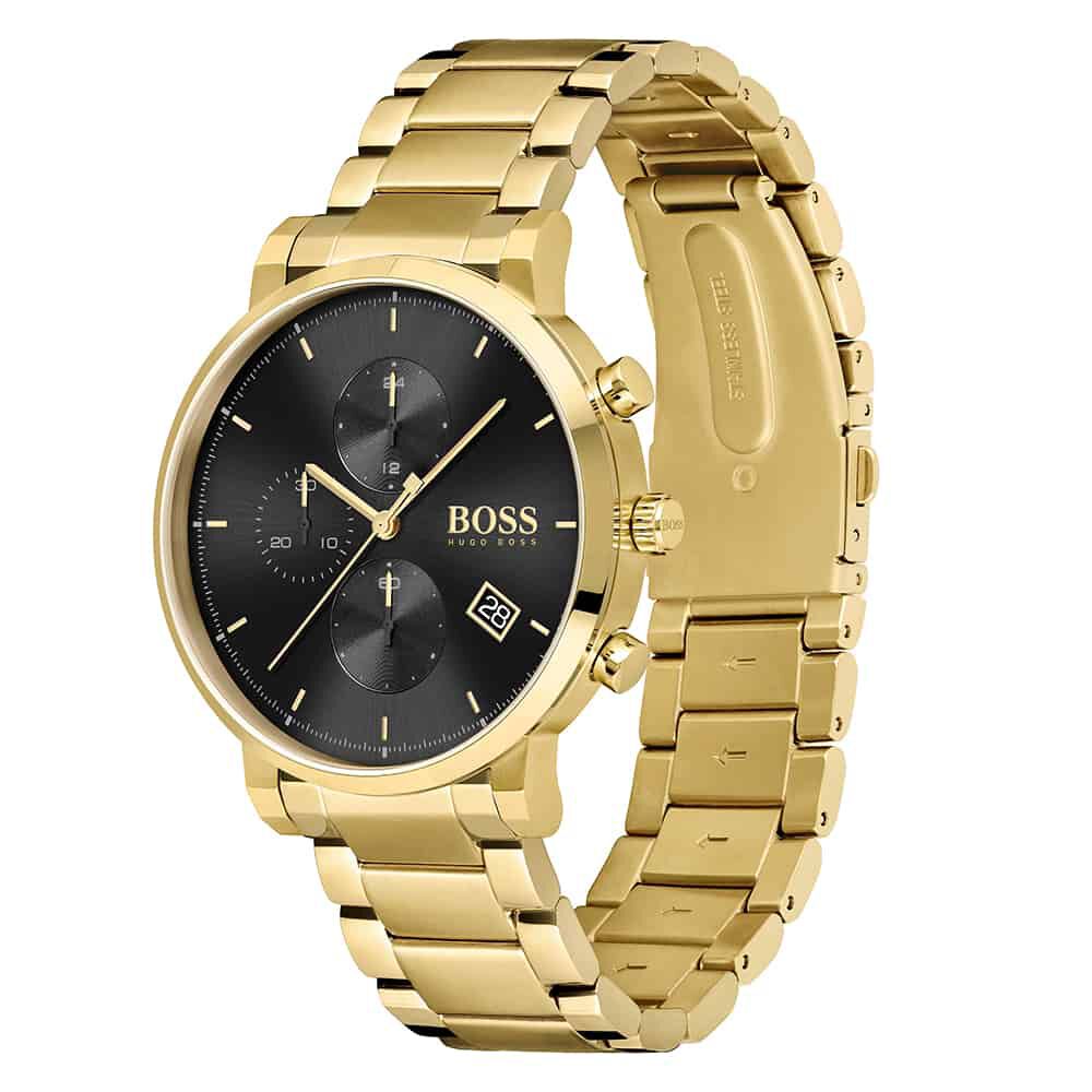 montre dore homme