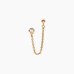 Bijoux D'oreille Unitaire Pendante Plaqu&eacute; Or Jaune Dofi Oxyde - Piercings d'oreilles Femme | Marc Orian