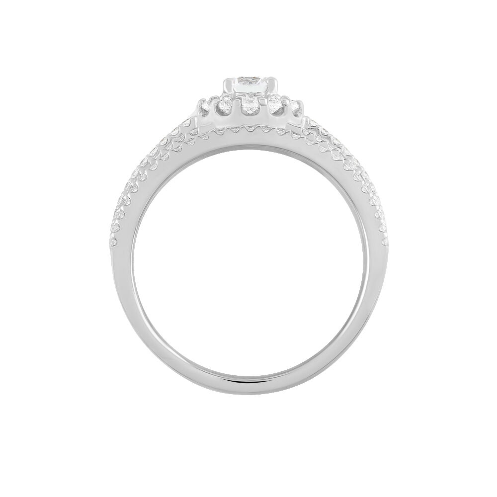 Bague Solitaire Iolente Argent Oxyde De Zirconium -  Femme | Marc Orian