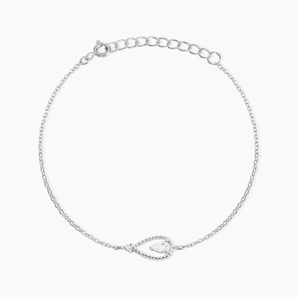 Bracelet Loane Argent Blanc Oxyde De Zirconium - Bracelets fantaisie Femme | Marc Orian