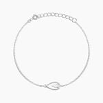 Bracelet Loane Argent Blanc Oxyde De Zirconium - Bracelets fantaisie Femme | Marc Orian