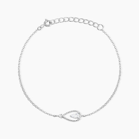 Bracelet Loane Argent Blanc Oxyde De Zirconium - Bracelets fantaisie Femme | Marc Orian