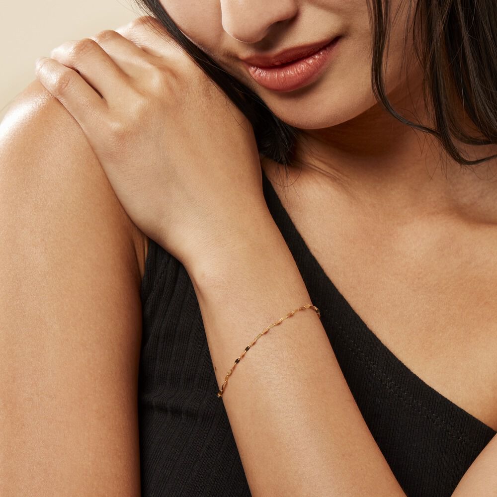 Bracelet Camelie Or Jaune - Bracelets chaînes Femme | Marc Orian