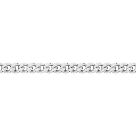 Cha&icirc;ne Imad Maille Gourmette Or Blanc - Chaines Femme | Marc Orian