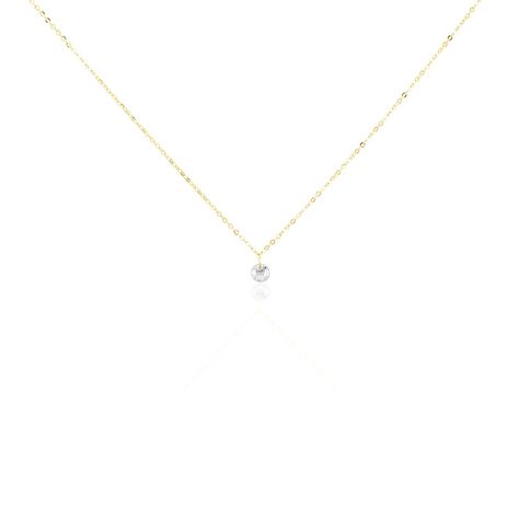 Collier Or Jaune Emilee Oxyde De Zirconium - Colliers avec pierres Enfant | Marc Orian