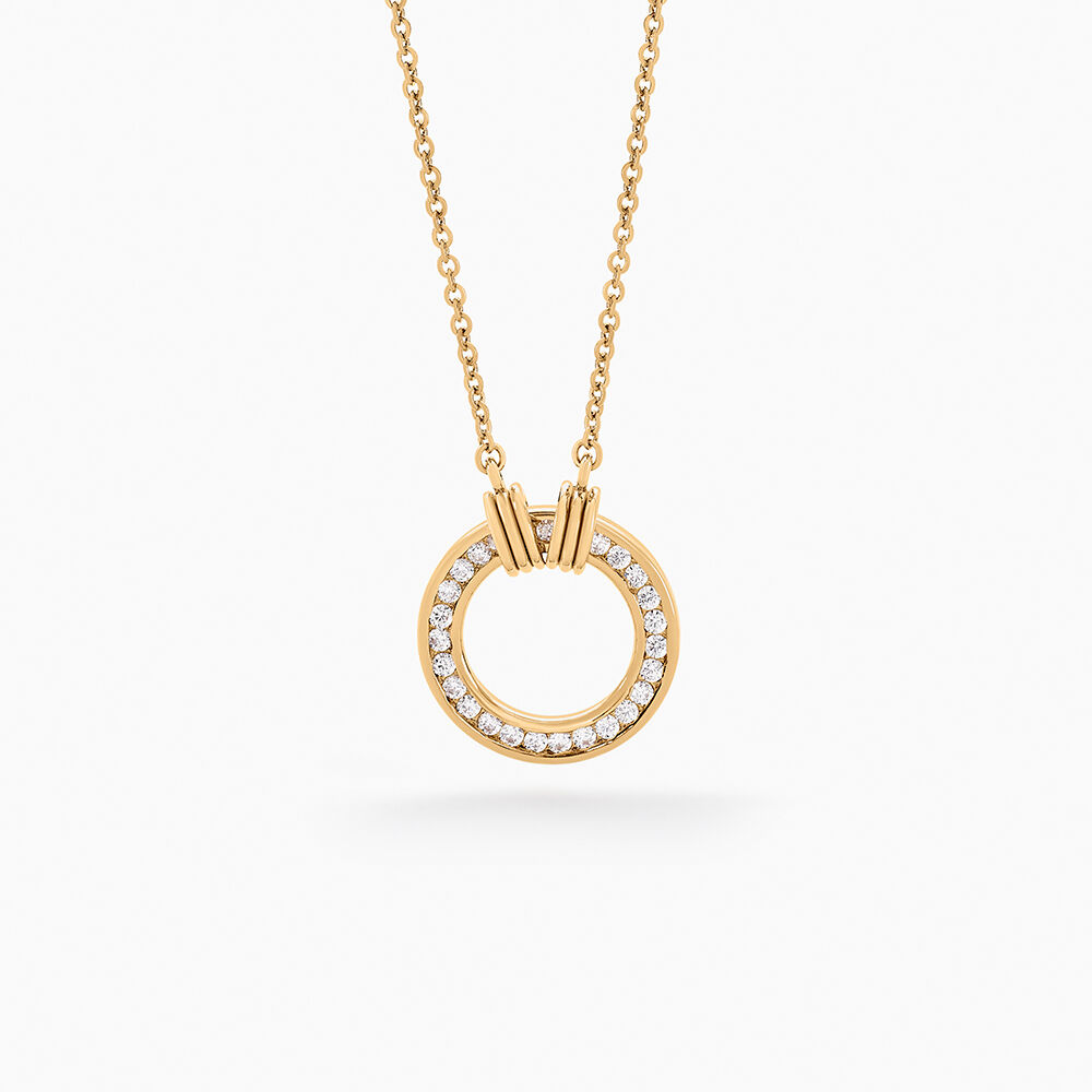 Collier Philine Plaqué Or Doré Oxyde De Zirconium - Colliers avec pierres Femme | Marc Orian