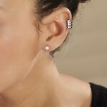 Bijou D'oreille Unitaire Trina Argent Blanc - Piercings d'oreilles Femme | Marc Orian