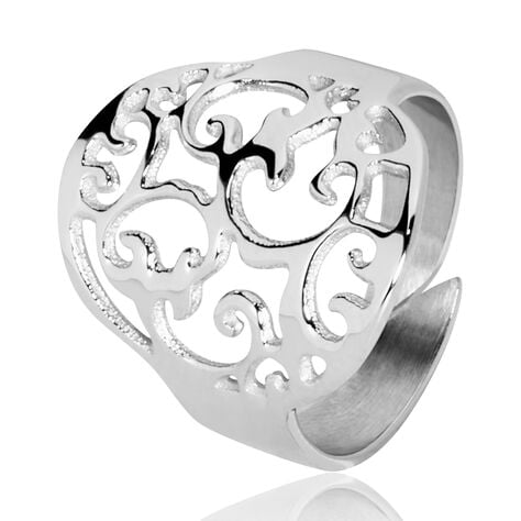 Bague Kelhya Acier Blanc - Bijoux fantaisie Femme | Marc Orian