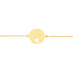 Bracelet Omelia Message Or Jaune - Bracelets Medailles Enfant | Marc Orian