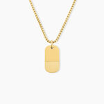 Colliers Phebus Him Acier Jaune - Colliers fantaisie Homme | Marc Orian