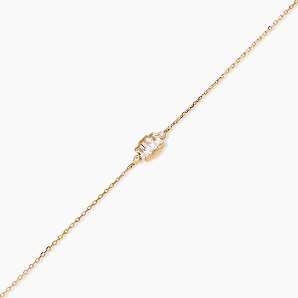 Bracelet Isoria Plaqu&eacute; Or Jaune Oxyde De Zirconium - Bracelets fantaisie Femme | Marc Orian