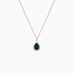 Collier Anatolie Or Blanc Topaze Et Oxyde De Zirconium - Colliers avec pierres Femme | Marc Orian