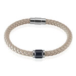 Bracelet Phebus Him Canice Acier Blanc C&eacute;ramique - Bracelets cuir Homme | Marc Orian
