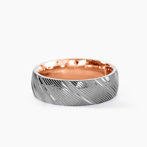 Bague Jourdan Acier Bicolore - Bijoux fantaisie Homme | Marc Orian