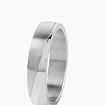 Bague Acier Blanc - Bijoux fantaisie Homme | Marc Orian