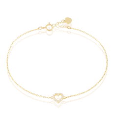 Bracelet Eufemia Or Jaune Oxyde De Zirconium - Bracelets chaînes Femme | Marc Orian