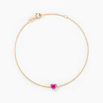 Bracelet Livius Or Jaune Rubis - Bracelets cha&icirc;nes Femme | Marc Orian