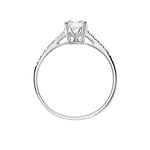 Bague Manon Or Blanc Oxyde De Zirconium - Solitaires Femme | Marc Orian