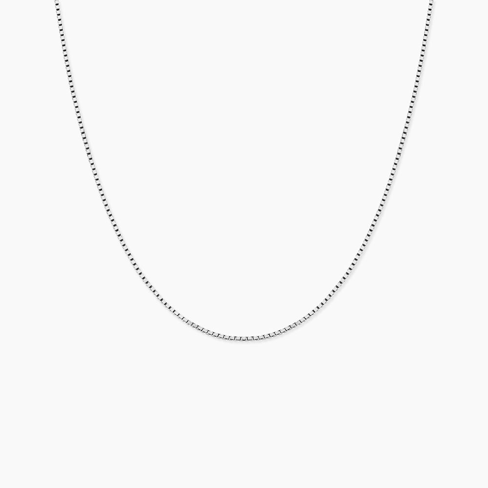 Cha&icirc;ne Alyze Argent Blanc - Colliers fantaisie Femme | Marc Orian