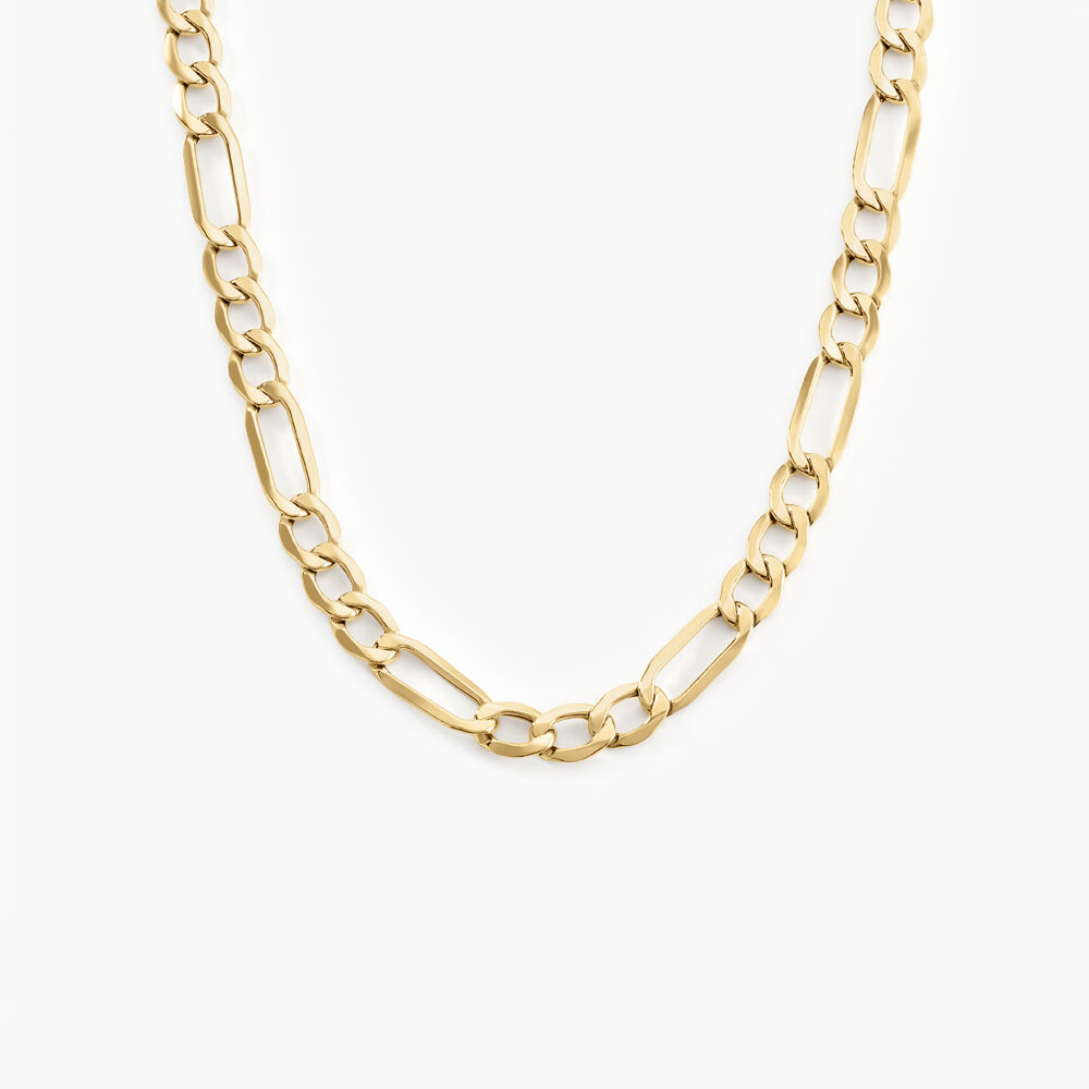 Chaîne Cameo Maille Alternee 1/3 Or Jaune - Chaines Homme | Marc Orian