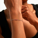 Bracelet Griotte Argent Blanc - Bracelets fantaisie Femme | Marc Orian
