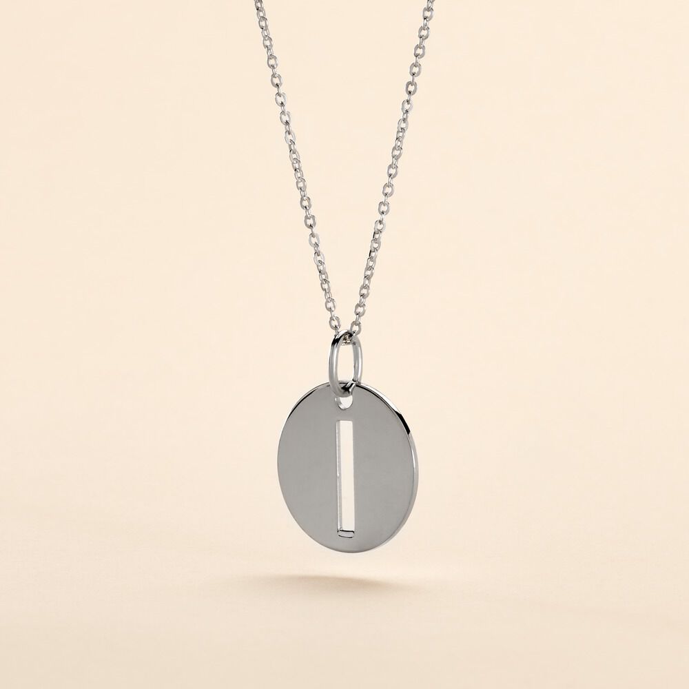 Pendentif Elio I Argent Blanc - Bijoux fantaisie Famille | Marc Orian