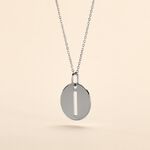 Pendentif Elio I Argent Blanc - Bijoux fantaisie Famille | Marc Orian