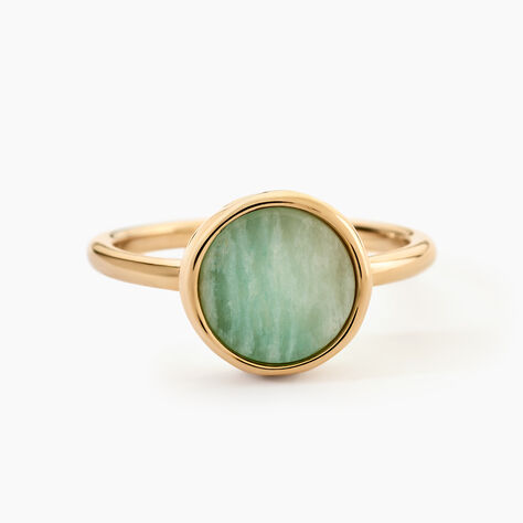 Bague Plaqu&eacute; Or Neassa Amazonite - Bijoux fantaisie Femme | Marc Orian