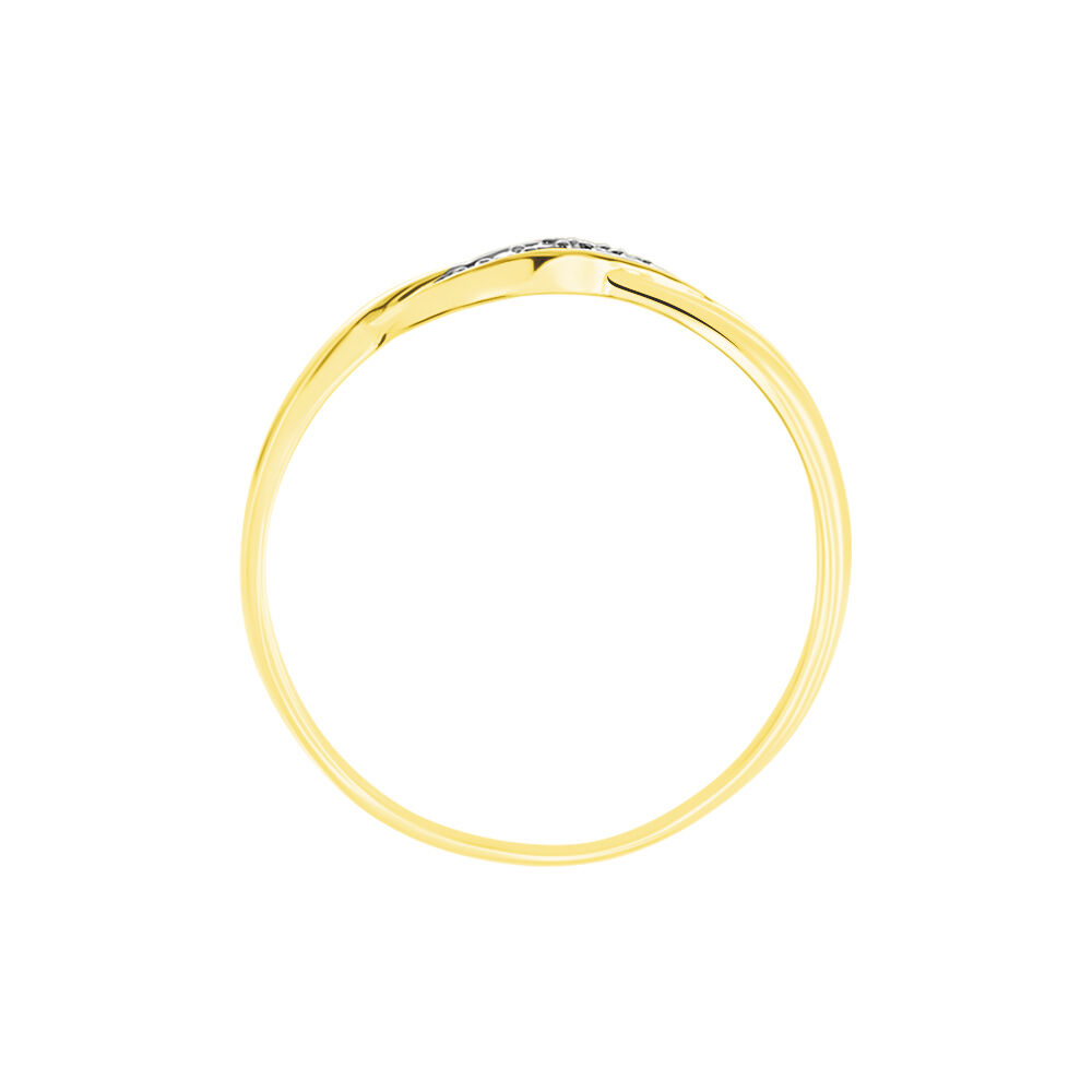 Bague Amayas Or Bicolore Diamant - Bagues pierres précieuses Femme | Marc Orian