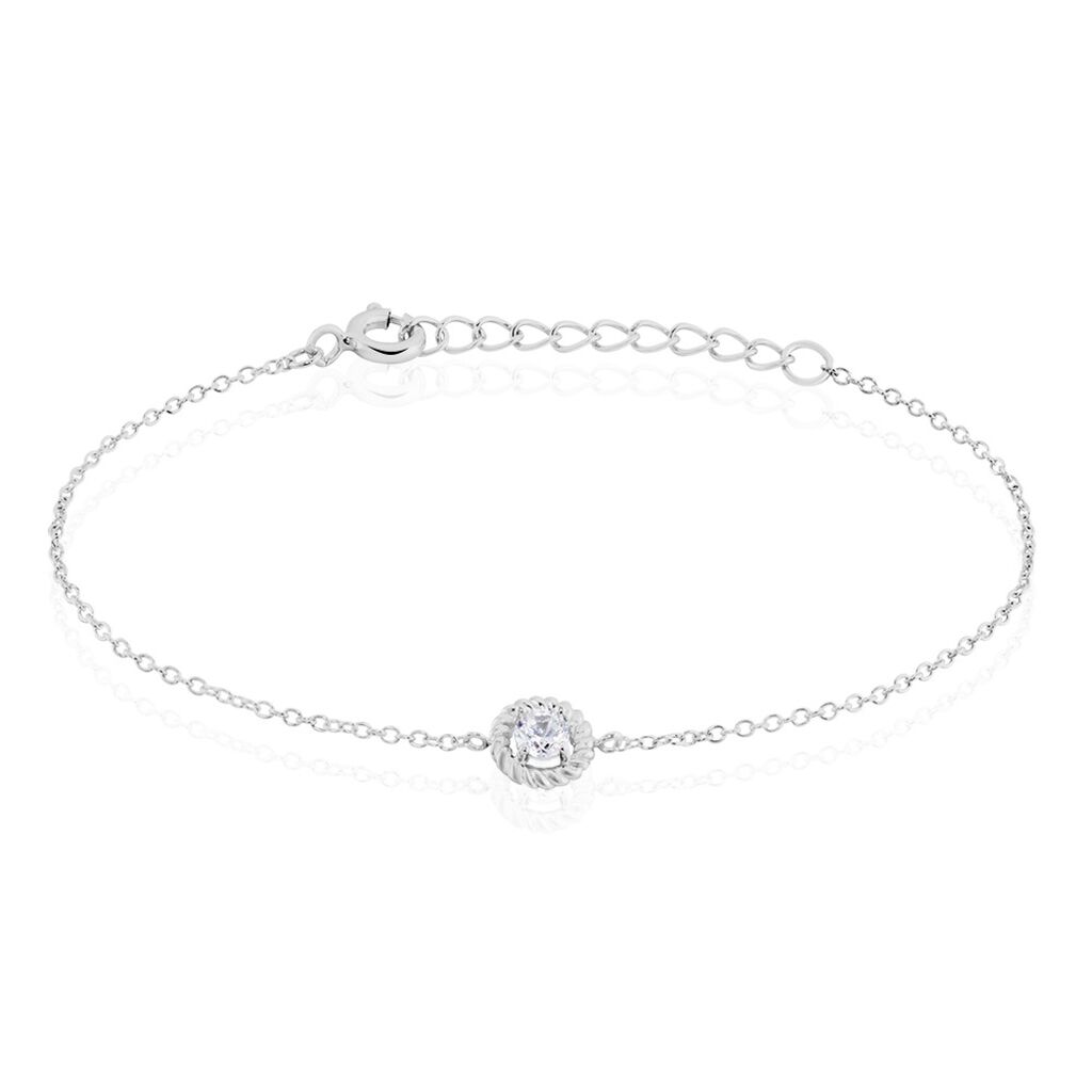 Bracelet Mori Argent Oxyde De Zirconium - Bracelets chaînes Femme | Marc Orian