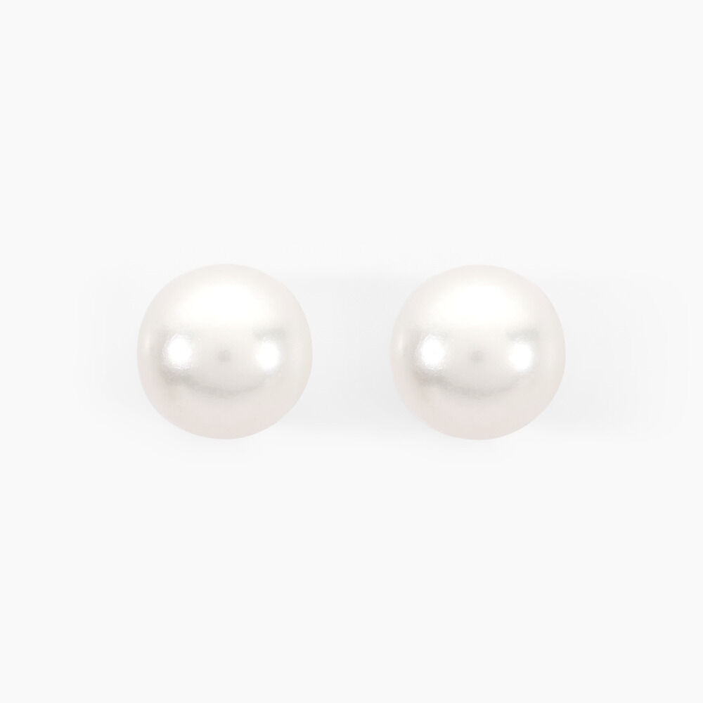 Boucles D'oreilles Puces Suki Or Jaune Perle De Culture - Boucles d'oreilles mariage Femme | Marc Orian