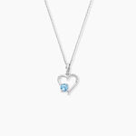 Pendentif Or Blanc Godoleva Topaze - Pendentifs Femme | Marc Orian