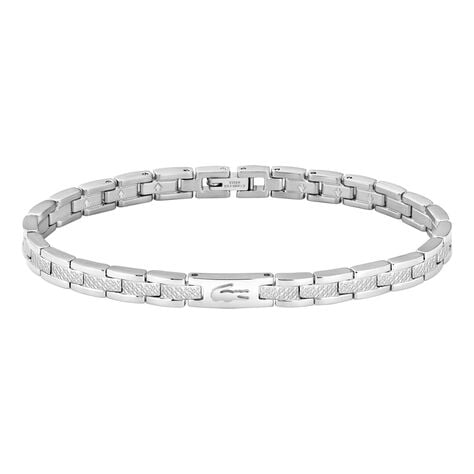 Bracelet Lacoste Metropole Acier Blanc - Bijoux Famille | Marc Orian