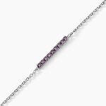 Bracelet Rio Tennis Argent Blanc Oxyde De Zirconium - Bracelets fantaisie Femme | Marc Orian