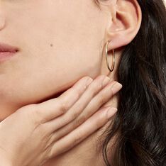 Créoles Valencina Or Jaune - Boucles d'oreilles Créoles Femme | Marc Orian