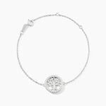 Bracelet Galla Argent Blanc Oxyde De Zirconium - Bracelets fantaisie Femme | Marc Orian